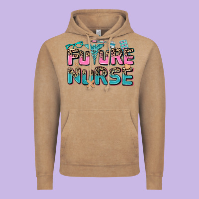 Future Nurse Vintage Hoodie Designed By Adodesignshop