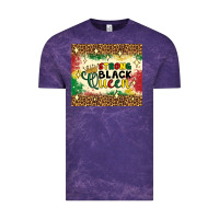 Cloud Purple strong black queen tumbler Vintage Tee - Artiststas
