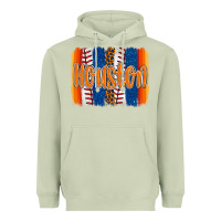 Matcha houston baseball team spirit brushstrokes Heavyweight Hoodie - Artiststas