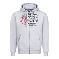 Heather Grey let them praise his name with dancing Zipper Hoodie - MaliasSmallBusiness