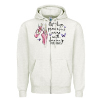 Oatmeal Heather let them praise his name with dancing Zipper Hoodie - MaliasSmallBusiness