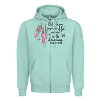Seafoam let them praise his name with dancing Zipper Hoodie - MaliasSmallBusiness