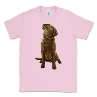 Bubblegum Pink chesapeake bay retriever Classic Tee - LillyAllenDesigns