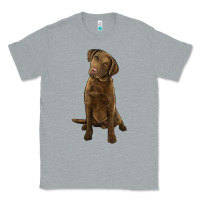 Heather Grey chesapeake bay retriever Classic Tee - LillyAllenDesigns
