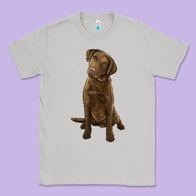 Chesapeake Bay Retriever Classic Tee Designed By Lillyallendesigns