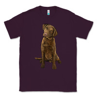 Plum chesapeake bay retriever Classic Tee - LillyAllenDesigns