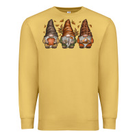 Antique Gold fall gnomes Premium Sweatshirt - SublimationCraftShop