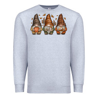 Heather Grey fall gnomes Premium Sweatshirt - SublimationCraftShop