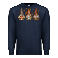 Navy fall gnomes Premium Sweatshirt - SublimationCraftShop