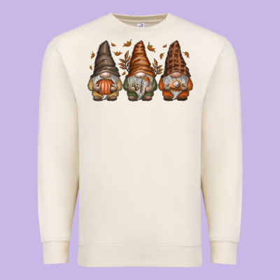 Fall Gnomes Premium Sweatshirt Designed By Sublimationcraftshop