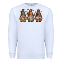 White fall gnomes Premium Sweatshirt - SublimationCraftShop