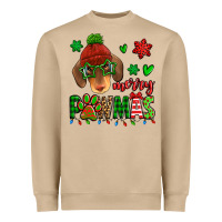Mushroom merry pawmas christmas dachshund Heavyweight Sweatshirt - Jasminsmagicworld