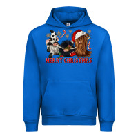 Cobalt merry christmas heifer cow gnomies Urban Hoodie - CowGirlArtShop