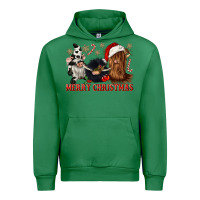 Emerald merry christmas heifer cow gnomies Urban Hoodie - CowGirlArtShop