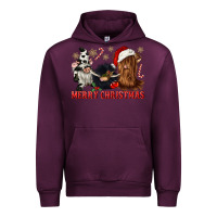 Mauve Wine merry christmas heifer cow gnomies Urban Hoodie - CowGirlArtShop