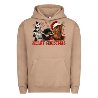 Pigment Burro merry christmas heifer cow gnomies Urban Hoodie - CowGirlArtShop