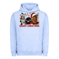 Pigment Grape Ice merry christmas heifer cow gnomies Urban Hoodie - CowGirlArtShop