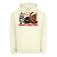 Pigment Pistachio merry christmas heifer cow gnomies Urban Hoodie - CowGirlArtShop