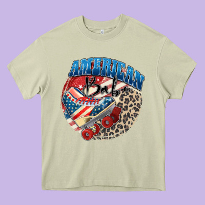 American Babe Heavy Core Tee Designed By Zillion Design Studio