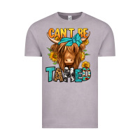 Vintage Zinc can't be tamed longhaired cow Vintage Tee - Jasminsmagicworld