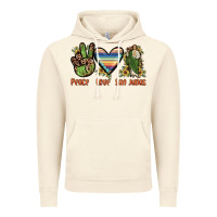 Vintage Artic peace love san judas Vintage Hoodie - JahusDesignShop
