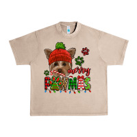 French Oak merry pawmas christmas yorkie Urban Heavy Tee - Jasminsmagicworld