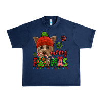 Navy merry pawmas christmas yorkie Urban Heavy Tee - Jasminsmagicworld