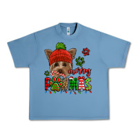 Merry Pawmas Christmas Yorkie Urban Heavy Tee | Teevron