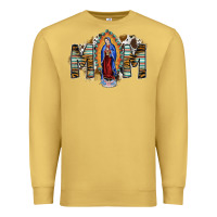 Antique Gold mom virgin mary Premium Sweatshirt - SublimationCraftShop