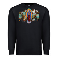 Black mom virgin mary Premium Sweatshirt - SublimationCraftShop