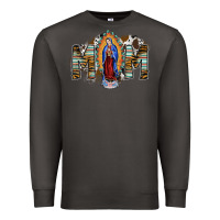 Smoke mom virgin mary Premium Sweatshirt - SublimationCraftShop