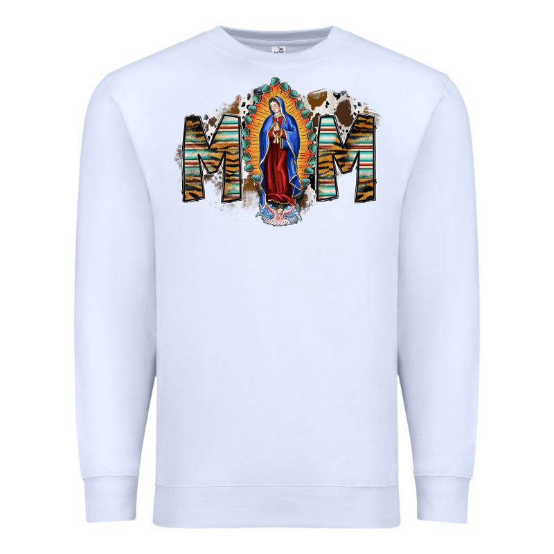 Mom Virgin Mary Premium Sweatshirt by SublimationCraftShop | Teevron
