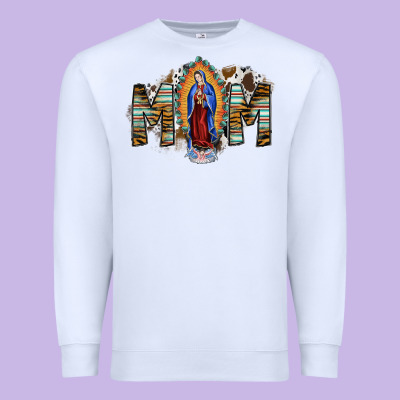 Mom Virgin Mary Premium Sweatshirt Designed By Sublimationcraftshop