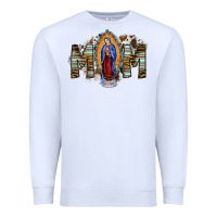White mom virgin mary Premium Sweatshirt - SublimationCraftShop
