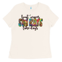 Bone boat waves sun rays lake days Ladies Tee - texasbilliewilder