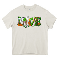 Cream Dental Love St. Patricks Day Heavy Core Tee - RanaPortraitStore