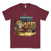 Burgundy country mini Classic Tee - NancyCooperArtShop