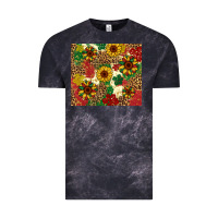 Cloud Black juneteenth sunflowers Vintage Tee - Artiststas