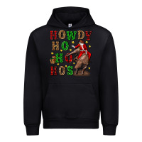 Black howdy ho ho hos christmas Urban Hoodie - CowGirlArtShop