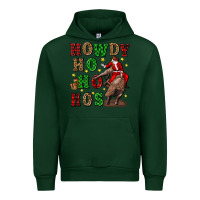 Forest Green howdy ho ho hos christmas Urban Hoodie - CowGirlArtShop