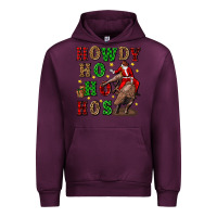 Mauve Wine howdy ho ho hos christmas Urban Hoodie - CowGirlArtShop