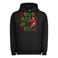 Pigment Black howdy ho ho hos christmas Urban Hoodie - CowGirlArtShop