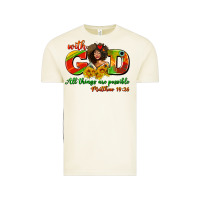 With God All Things Are Possible Juneteenth Vintage Tee | Teevron