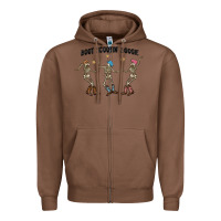 Chestnut boot scctin' boogie Zipper Hoodie - MaliasSmallBusiness