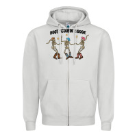 Dove Grey boot scctin' boogie Zipper Hoodie - MaliasSmallBusiness