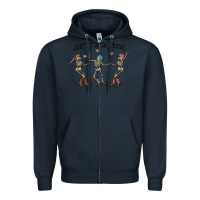 Navy boot scctin' boogie Zipper Hoodie - MaliasSmallBusiness