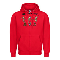Red boot scctin' boogie Zipper Hoodie - MaliasSmallBusiness