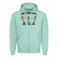 Seafoam boot scctin' boogie Zipper Hoodie - MaliasSmallBusiness