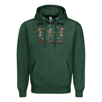 Sports Green boot scctin' boogie Zipper Hoodie - MaliasSmallBusiness