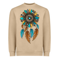 Dreamer Catcher Sunflower Heavyweight Sweatshirt | Teevron